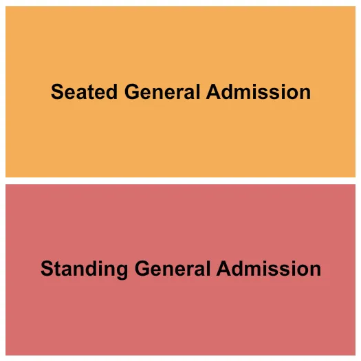seating chart for 9:30 Club - GA Seated/GA SRO - eventticketscenter.com