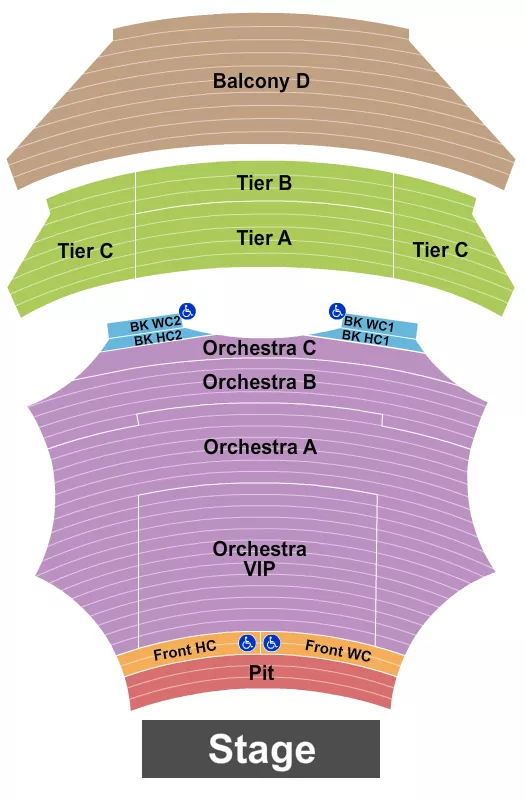 seating chart for ASU Gammage - Endstage - eventticketscenter.com