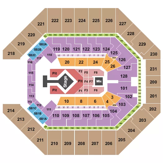 seating chart for Frost Bank Center - Blink 182 - eventticketscenter.com