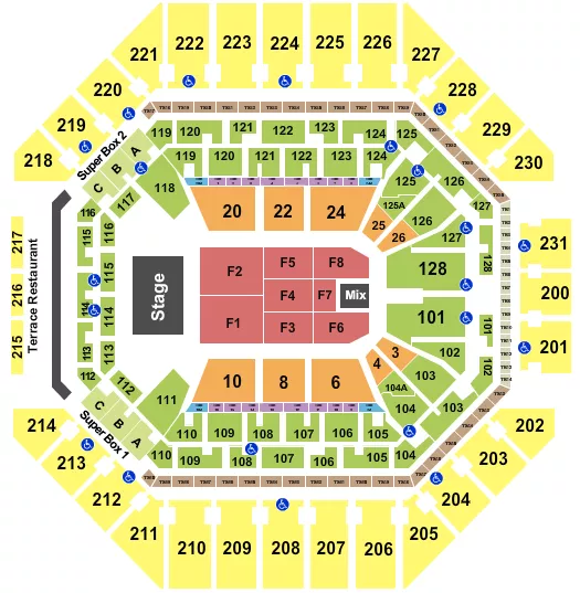 seating chart for Frost Bank Center - Daddy Yankee - eventticketscenter.com
