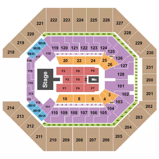 seating chart for Frost Bank Center - Don Omar - eventticketscenter.com