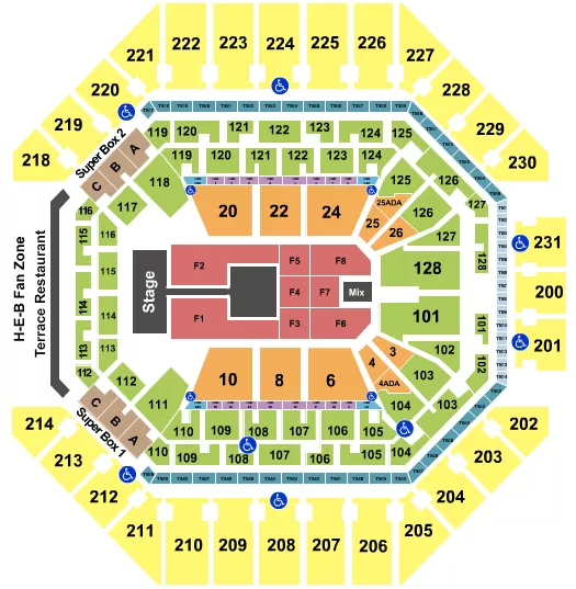 Frost Bank Center Tickets & Seating Chart - Event Tickets Center