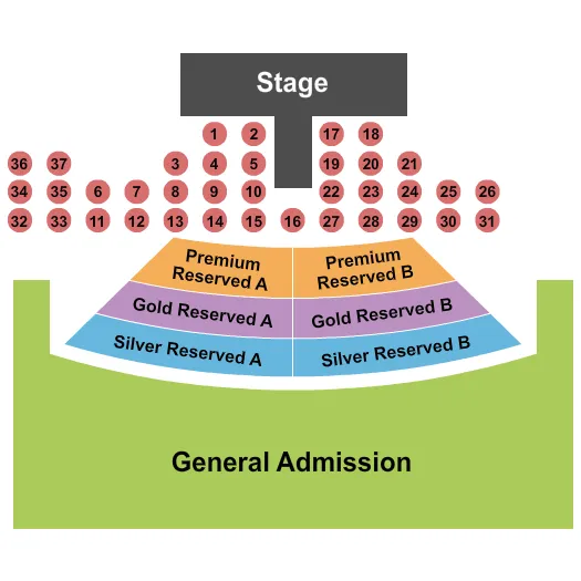 seating chart for Aaron Bessant Park - Seabreeze Jazz Festival - eventticketscenter.com