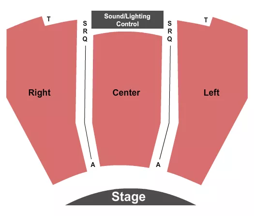 seating chart for Abbotsford Arts Centre - Endstage - eventticketscenter.com