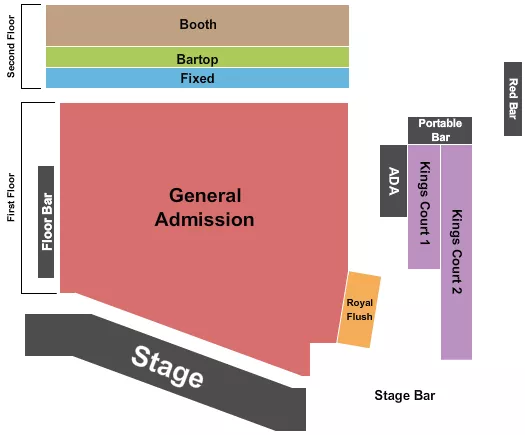 seating chart for Ace of Spades - Endstage 2 - eventticketscenter.com