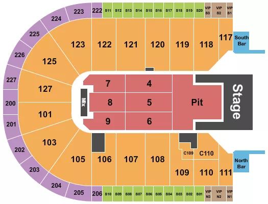 Pittsburgh Steelers Seating Chart Map at Acrisure Stadium