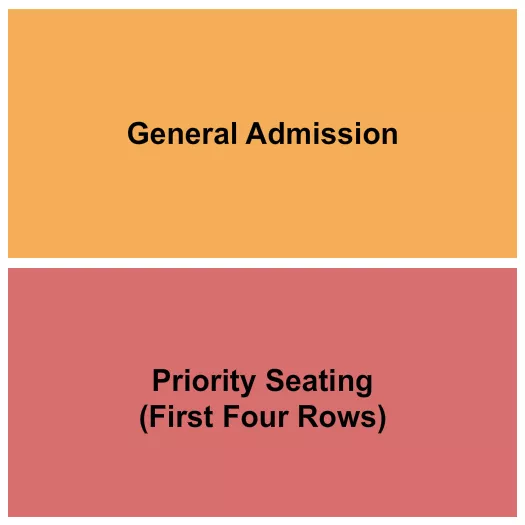 seating chart for Adams Theater - GA/Priority - eventticketscenter.com