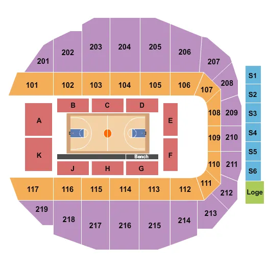 Adirondack Bank Center Seating Chart & Map