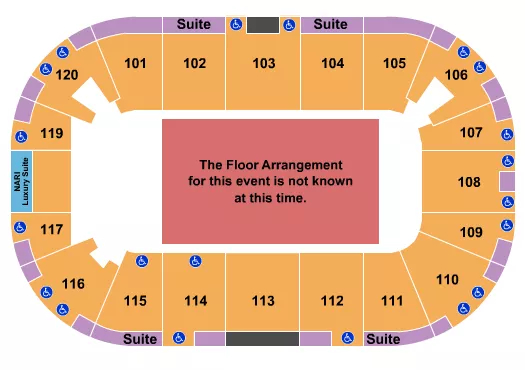 seating chart for Agganis Arena - Generic Floor - eventticketscenter.com