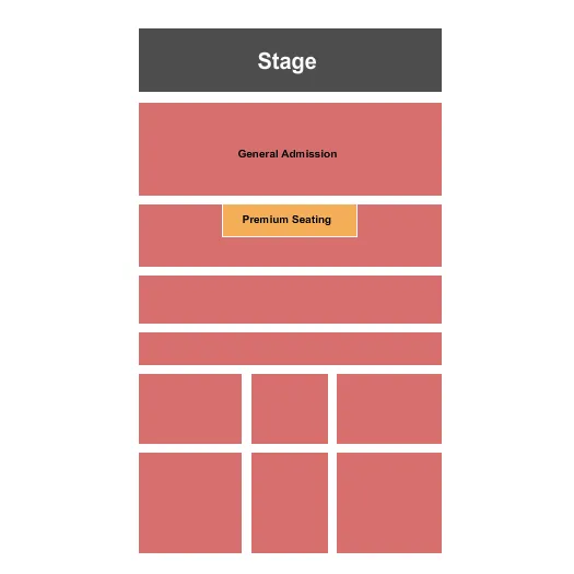 seating chart for Agora Theatre - End Stage GA/Premium - eventticketscenter.com