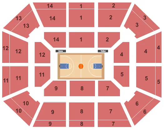 husky basketball seating chart