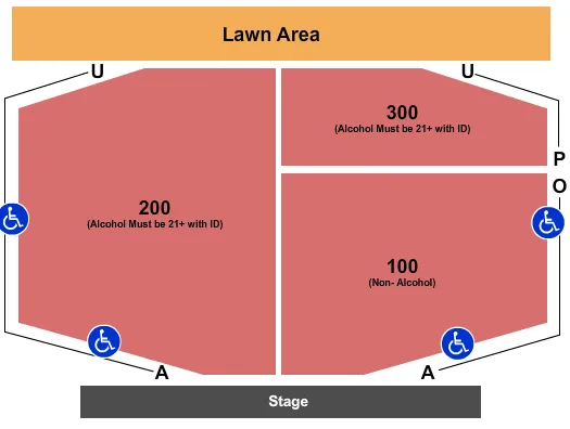 seating chart for Alaska State Fair Borealis Theatre - Jeff Foxworthy - eventticketscenter.com