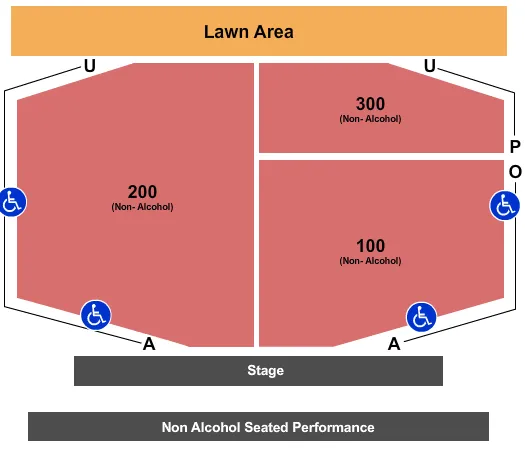 seating chart for Alaska State Fair Borealis Theatre - Zach Williams - eventticketscenter.com