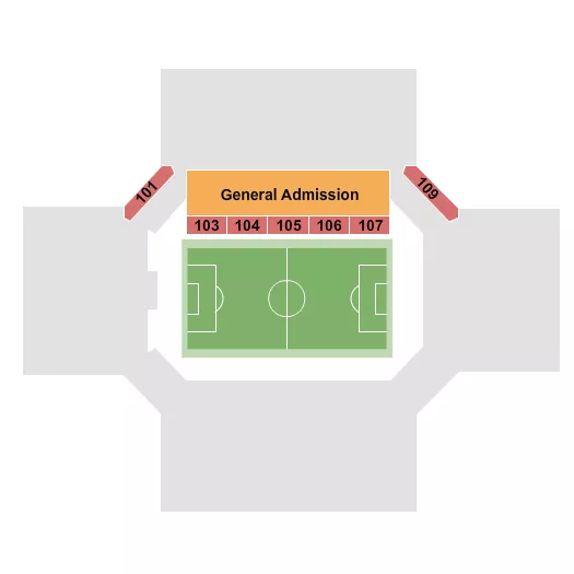 seating chart for Albany Civic Center - Soccer - eventticketscenter.com