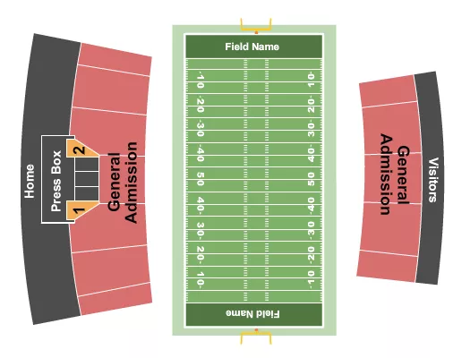 Football Seating Map