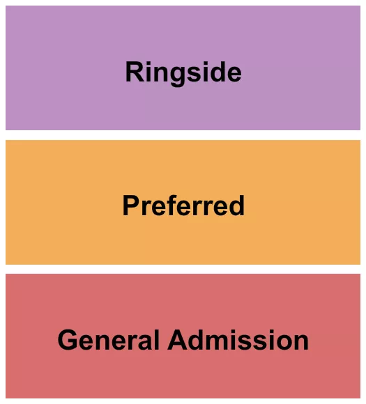 seating chart for Under The Big Top - Promenade Saucon Valley - GA/Preferred/Ringside - eventticketscenter.com