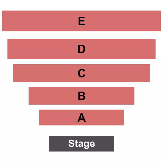 The Jazz Room Seating Chart at Alberta Abbey. The chart shows the main floor/stage with seating options surrounding it, which are color coded