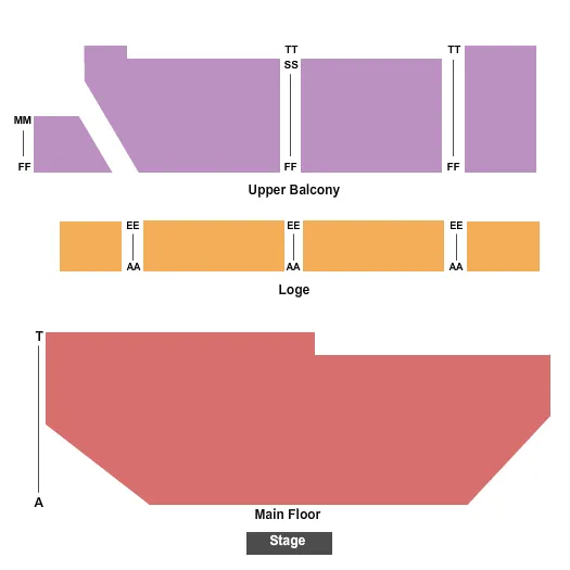 Alberta Bair Theater Tickets & Seating Chart - ETC
