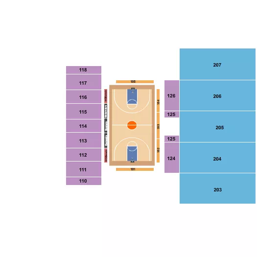 seating chart for Alerus Center - Harlem Globetrotters - eventticketscenter.com