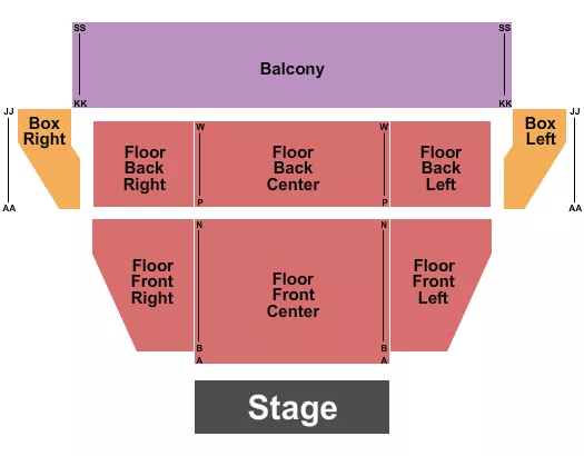 seating chart for Alexandria Area High School Performing Arts Center - Endstage - eventticketscenter.com