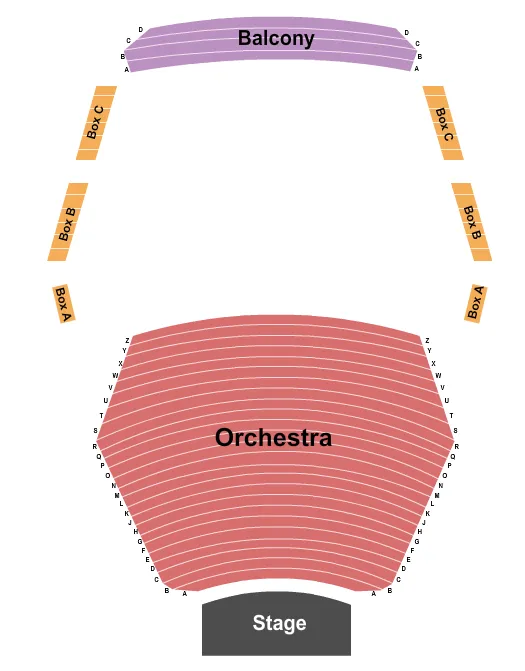seating chart for Alice Tully Hall At Lincoln Center - End Stage - eventticketscenter.com