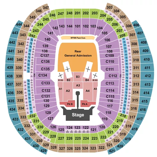 The Rolling Stones Las Vegas Tickets Allegiant Stadium