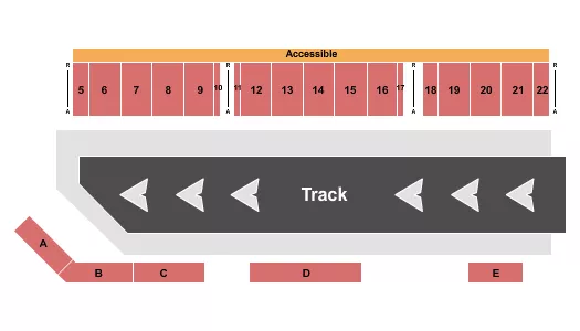 seating chart for Allen County War Memorial Coliseum - Monster Truck Racing - eventticketscenter.com