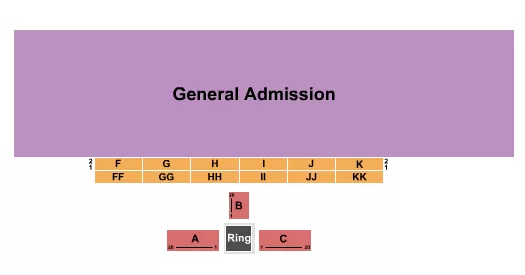 seating chart for Allentown Fairgrounds - Wrestling - eventticketscenter.com