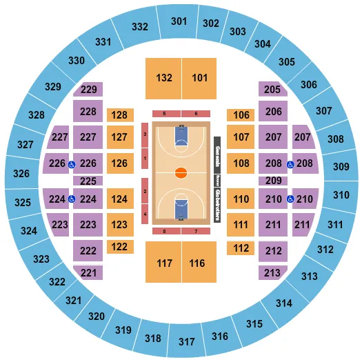 Alliant Energy Center Vets Coliseum Tickets & Seating Chart