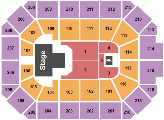 seating chart for Allstate Arena - Diljit Dosanjh - eventticketscenter.com