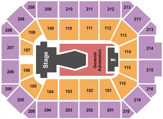 seating chart for Allstate Arena - ENHYPEN - eventticketscenter.com