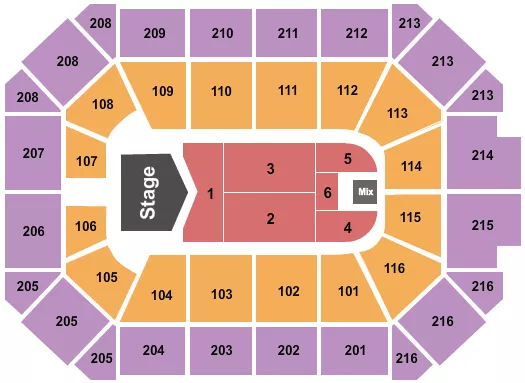 seating chart for Allstate Arena - Gloria Trevi - eventticketscenter.com