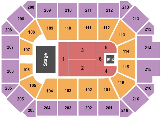 seating chart for Allstate Arena - Marco Antonio Solis - eventticketscenter.com