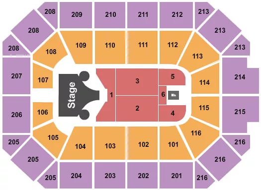 seating chart for Allstate Arena - Missy Elliott - eventticketscenter.com