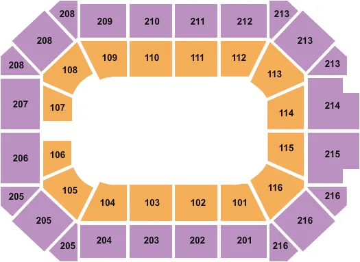 seating chart for Allstate Arena - Monster Jam - eventticketscenter.com