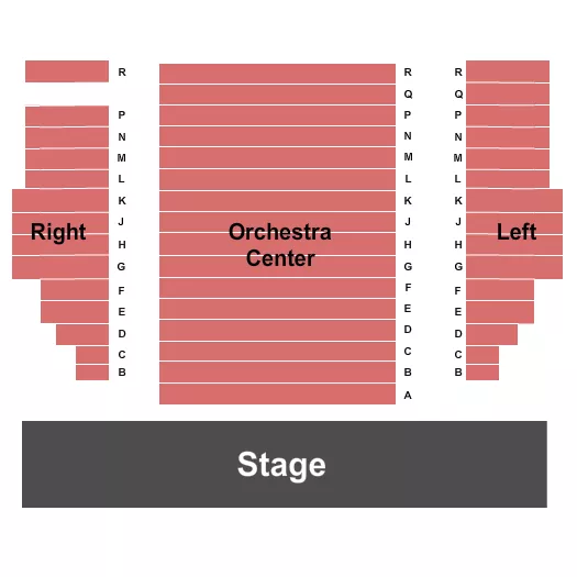 seating chart for Alvina Krause Theatre - Endstage - eventticketscenter.com