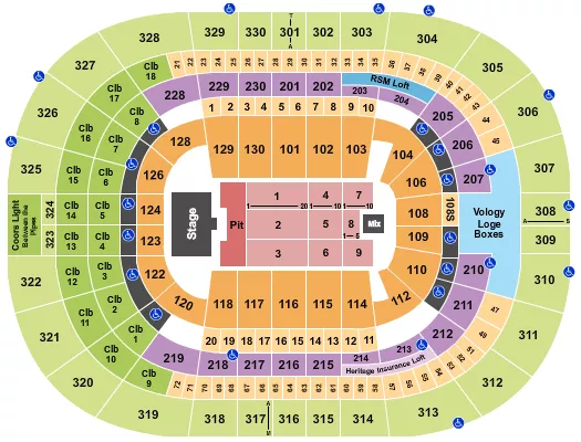 seating chart for Amalie Arena - Alan Jackson - eventticketscenter.com