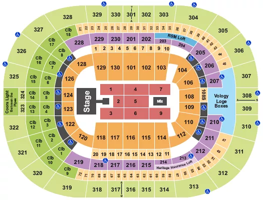 seating chart for Benchmark International Arena - Brandy - eventticketscenter.com