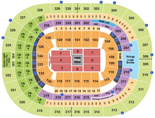 Amalie Arena Seating Chart & Map