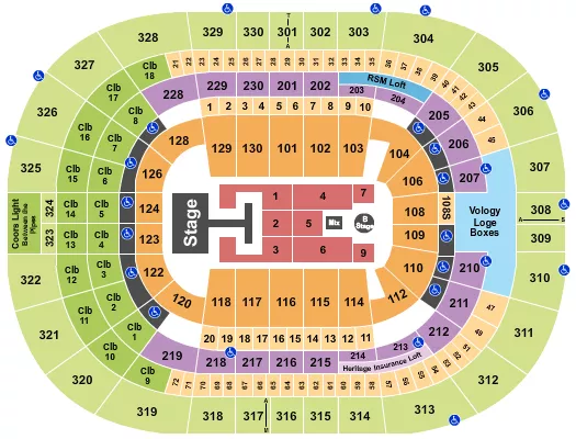 seating chart for Amalie Arena - Descendants & Zombies - eventticketscenter.com