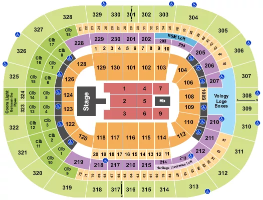 seating chart for Amalie Arena - Don Omar - eventticketscenter.com