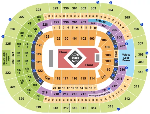 seating chart for Amalie Arena - Drake - eventticketscenter.com