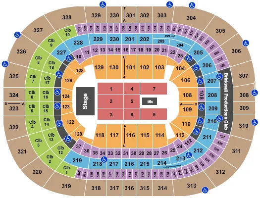 seating chart for Amalie Arena - Freestyle Explosion - eventticketscenter.com