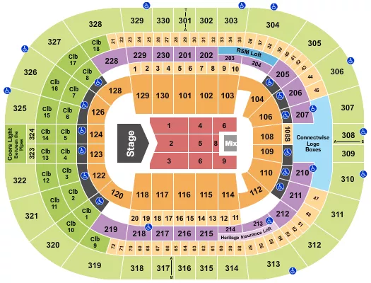 seating chart for Amalie Arena - Gloria Trevi - eventticketscenter.com