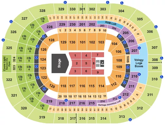 seating chart for Amalie Arena - Grupo Firme - eventticketscenter.com