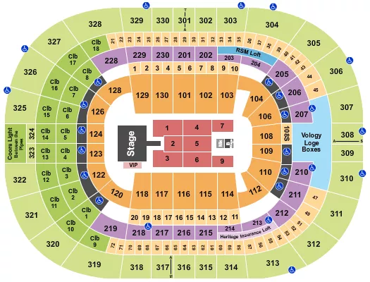 seating chart for Amalie Arena - Ice Cube - eventticketscenter.com