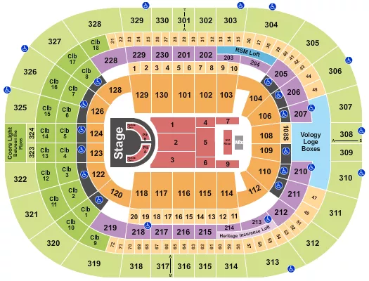 seating chart for Amalie Arena - Megan Thee Stallion - eventticketscenter.com
