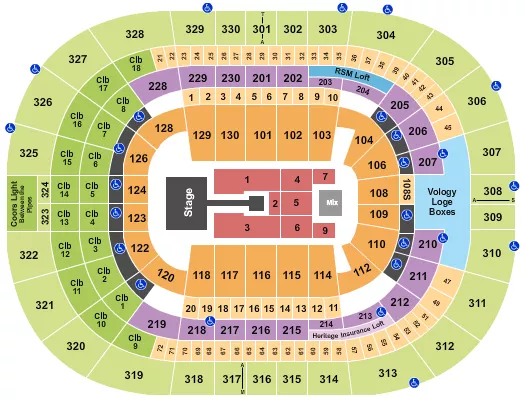 seating chart for Amalie Arena - Nicki Minaj - eventticketscenter.com