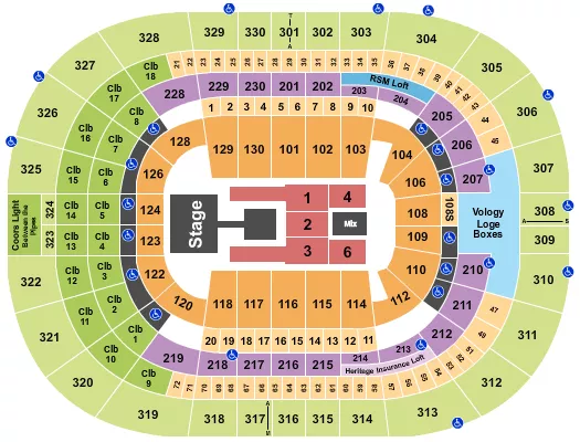 seating chart for Benchmark International Arena - Peso Pluma - eventticketscenter.com