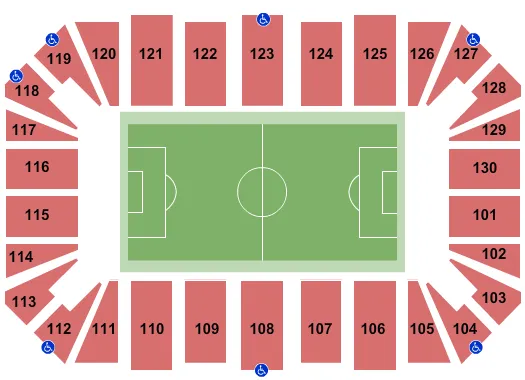 seating chart for Amarillo Civic Center - Soccer - eventticketscenter.com